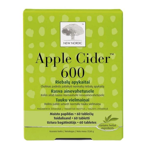 Уксус яблочный New Nordic Apple Cider 60 табл. (000020739) Уксус яблочный New Nordic Apple Cider 60 табл. (000020739)
