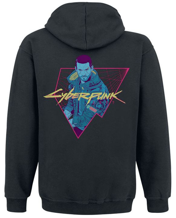 Толстовка з блискавкою Cyber Enhanced "Cyberpunk 2077" XXL Чорний (54164) - фото 2