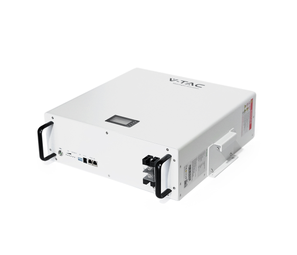 Батарея аккумуляторная V-TAC VT48100E-W 51,2 V/100 Аh/5.12kWh Батарея аккумуляторная V-TAC VT48100E-W 51,2 V/100 Аh/5.12kWh