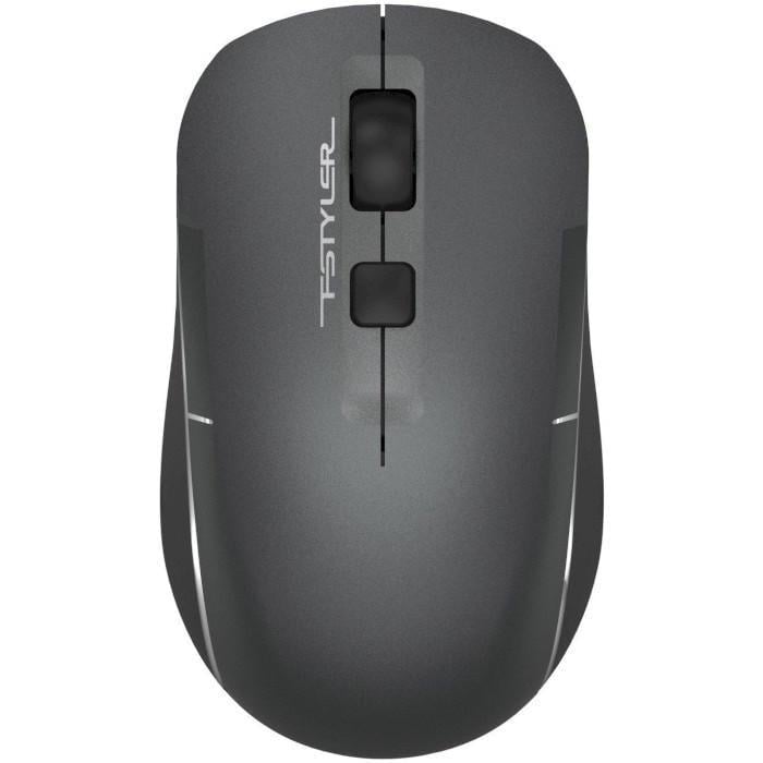 Компьютерная мышка A4Tech Fstyler FB26CS Air2 BT/RF Combo Bluetooth/2,4GHz/USB подсветка 2000 dpi Smoky Grey (2881188568)