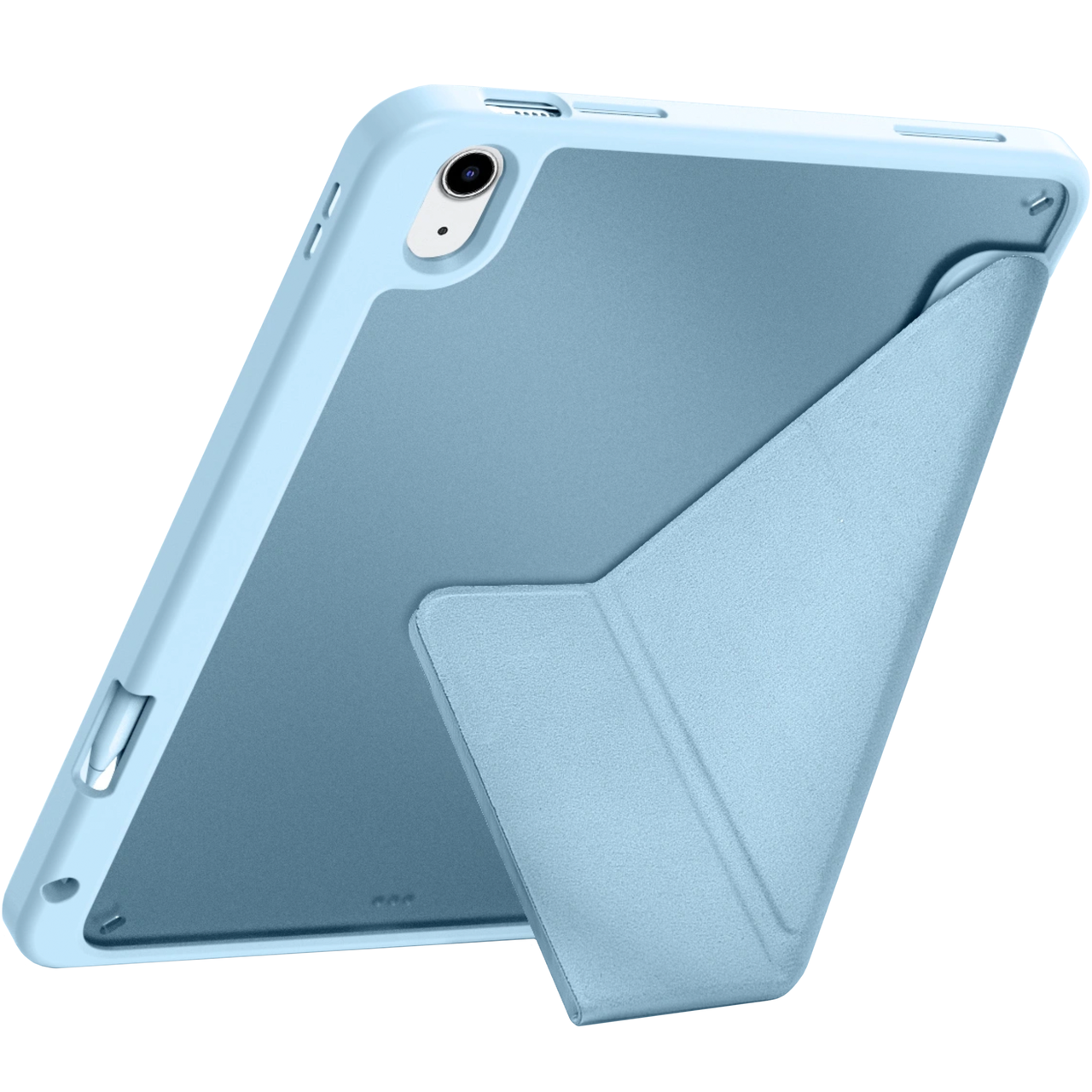 Чехол-книжка WIWU iShield Case with Pencil Slot for iPad 10,9 2022 Blue - фото 3