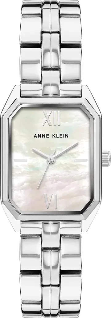 Наручные часы женские Anne Klein AK/3775MPSV с перламутровым циферблатом и серебристым стальным браслетом