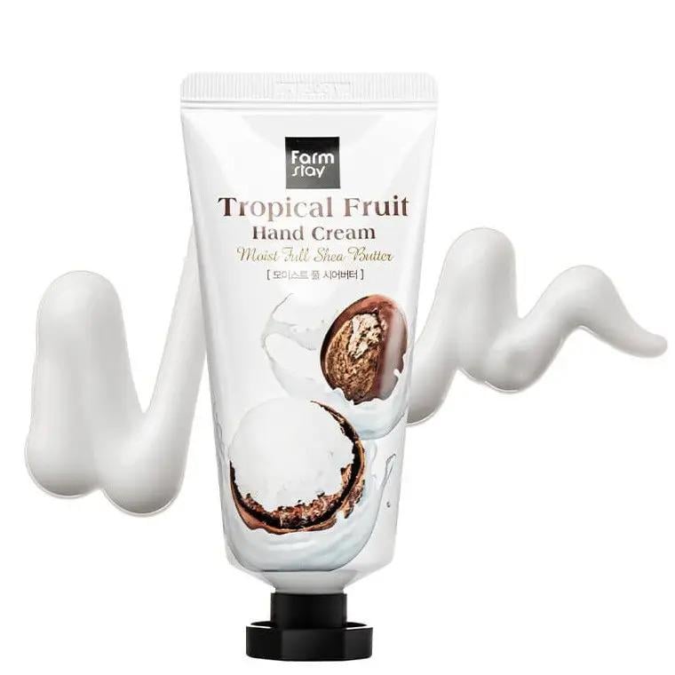 Крем для рук FarmStay Tropical Fruit Hand Cream Moist Full Shea Butter 50 мл (10676718) - фото 2