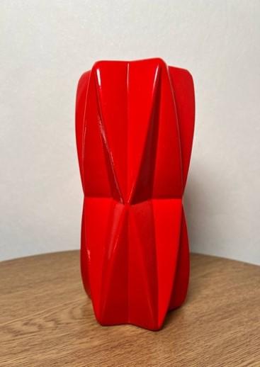 Ваза Nana ceramics Гео 21 см Красный