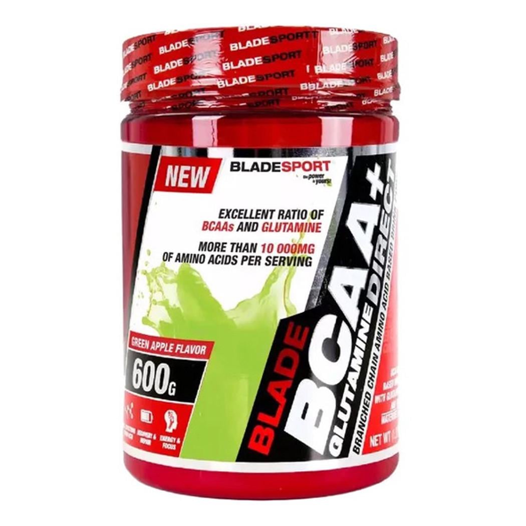 Аминокислоты Blade Sport BCAA + Glutamine Direct Зеленое яблоко 600 г (22877-01)