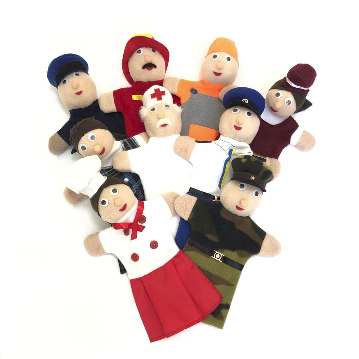 Кукольный театр "Профессии" 9 игрушек