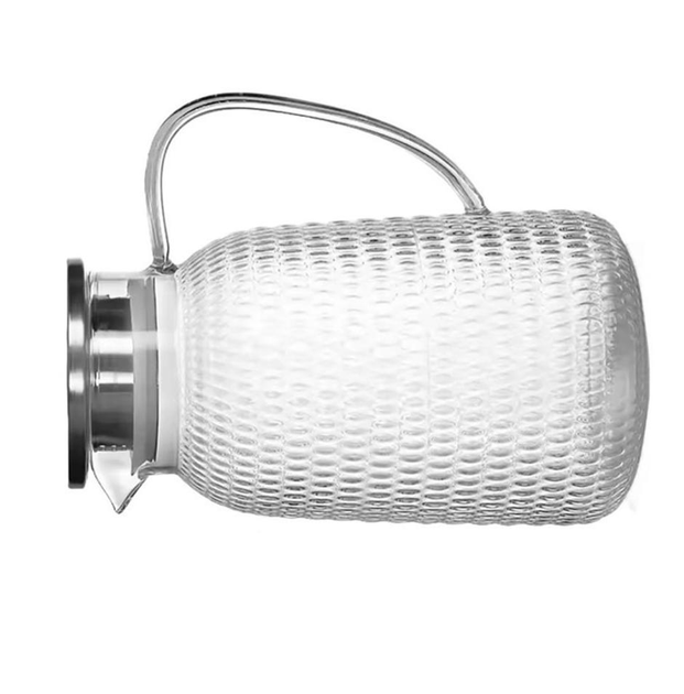 Кувшин стеклянный Edenberg с крышкой 1,8 л (EB-19587) - фото 3