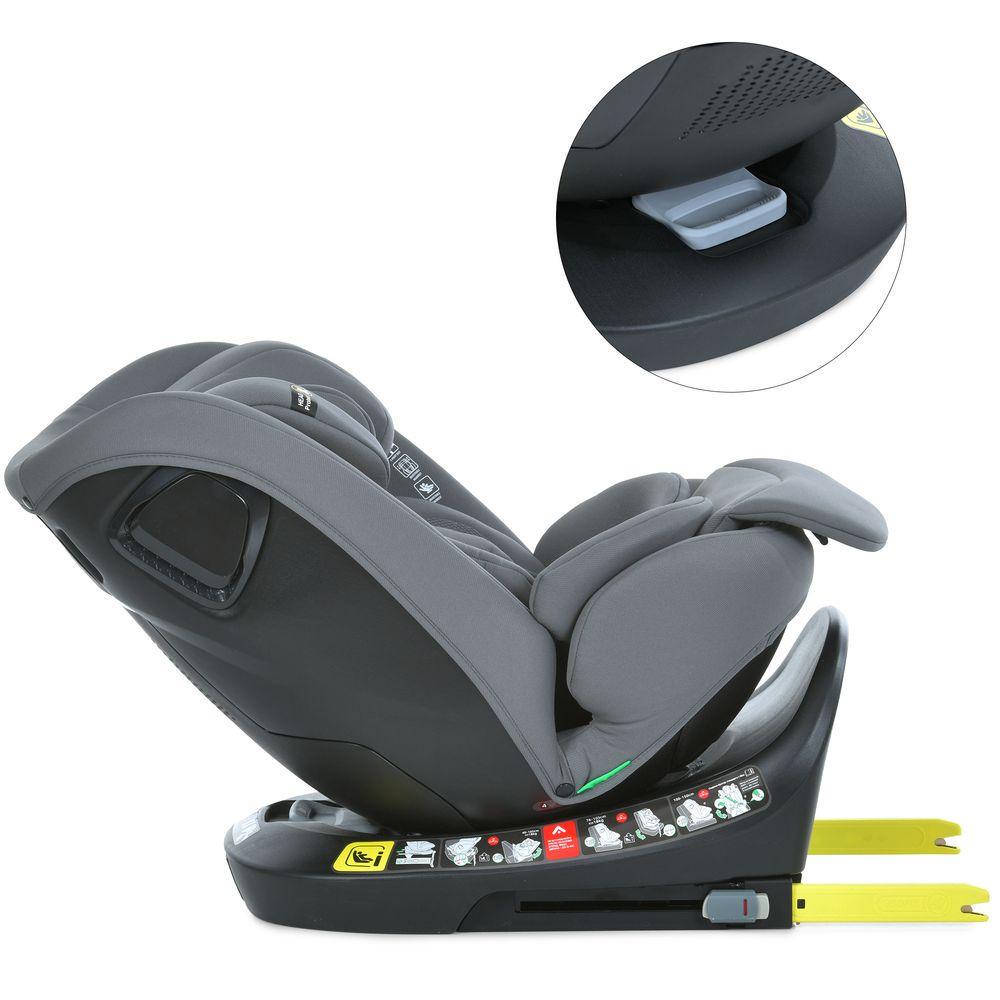 Автокрісло з базою El Camino i-HOLD+ ME 1189 з народження ISOFIX 360° i-SIZE R129 40–150 см Shadow Gray (2766668812) - фото 5 Автокрісло з базою El Camino i-HOLD+ ME 1189 з народження ISOFIX 360° i-SIZE R129 40–150 см Shadow Gray (2766668812) - фото 5