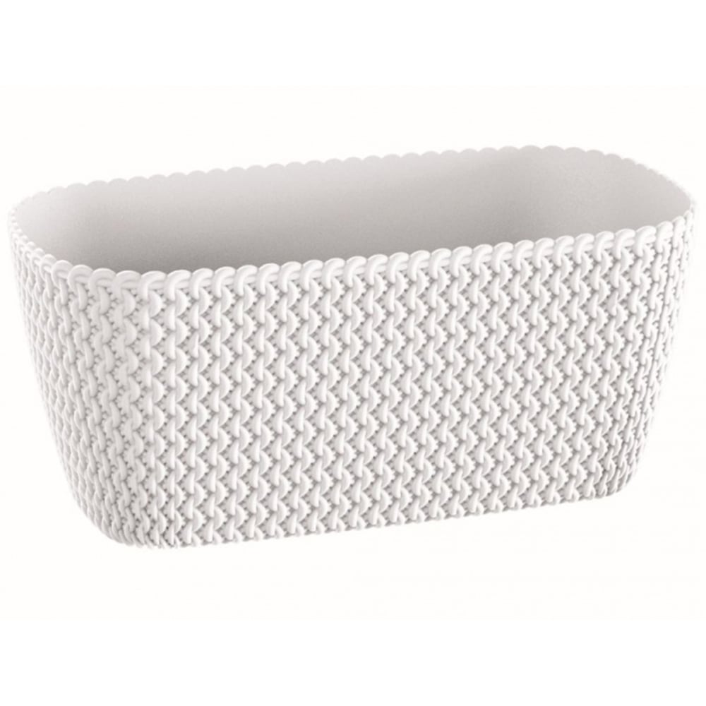 Балконный ящик Prosperplast Splofy Case 7,4 л Белый (26071-449)