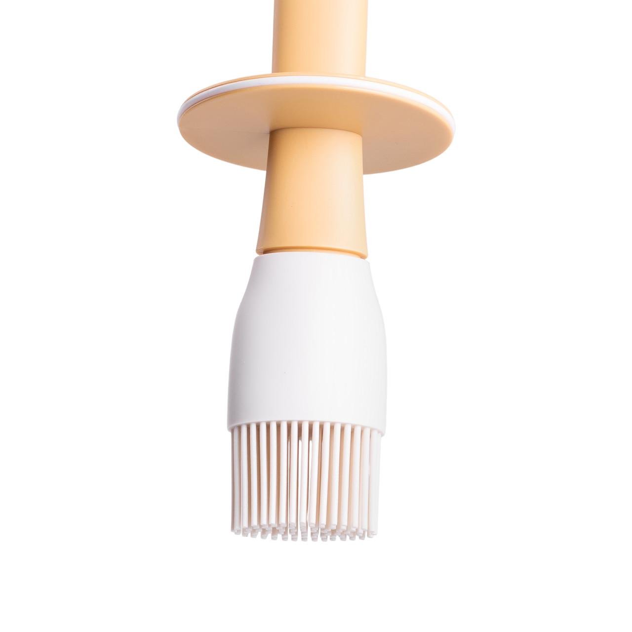 Банка для олії Oil Brush з силіконовим пензликом 300 мл Помаранчевий (HP-34-11Y) - фото 4 Банка для олії Oil Brush з силіконовим пензликом 300 мл Помаранчевий (HP-34-11Y) - фото 4