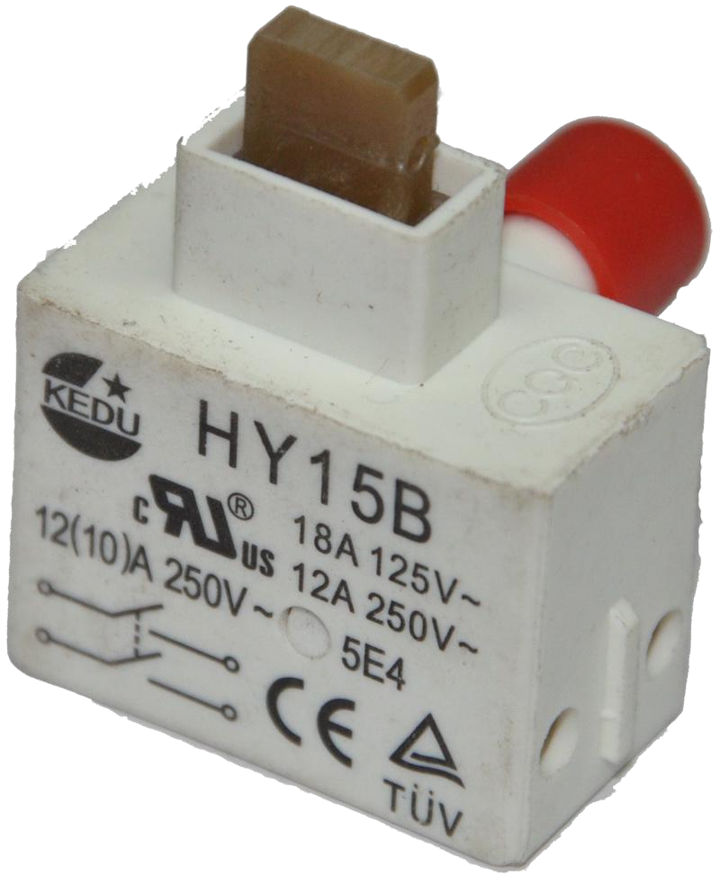 Кнопка болгарки DWT 15 В фирм 2-е (кн091)