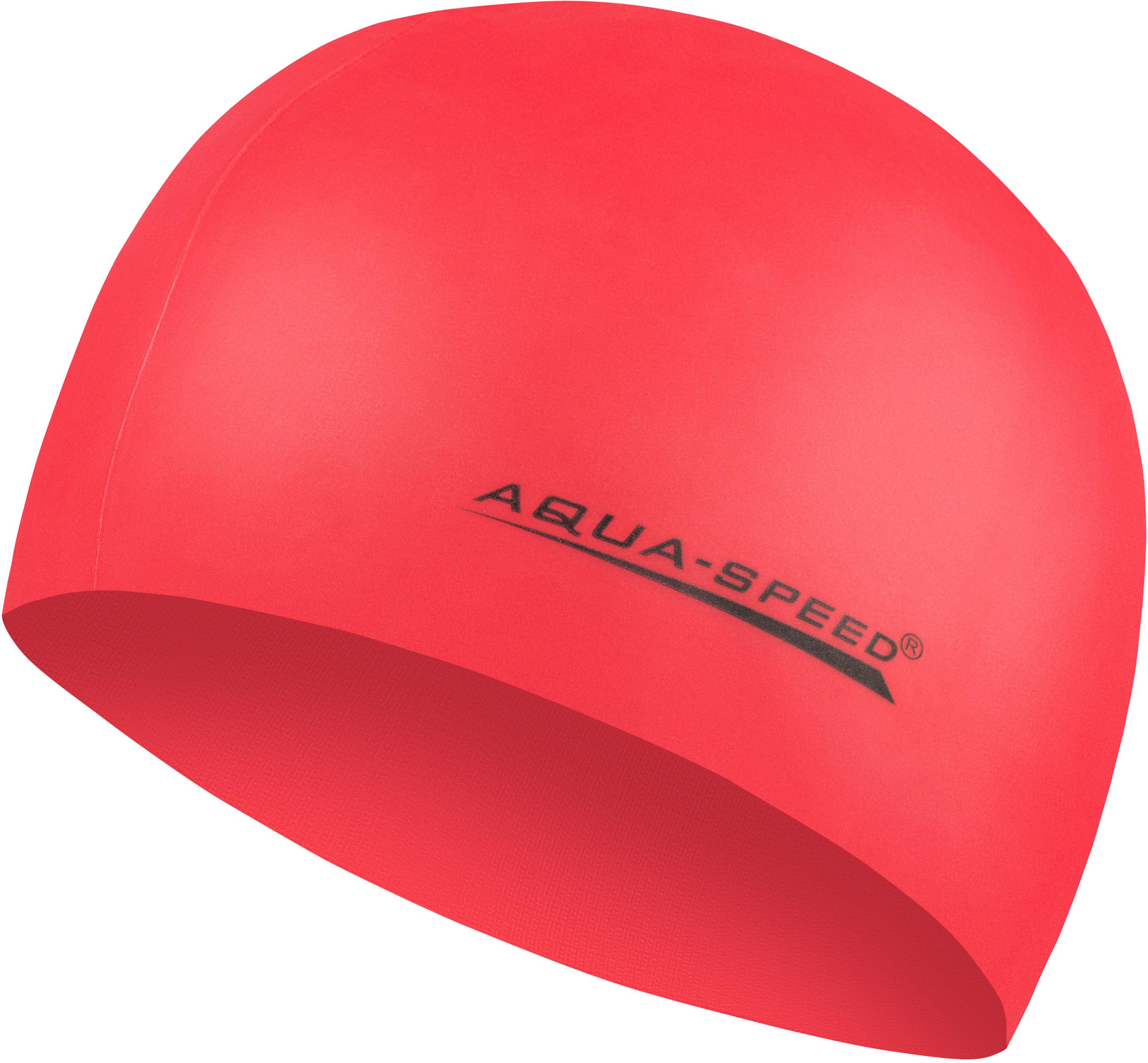 Шапочка для плавання Aqua Speed Mega 100-31 Червоний (5908217635587)