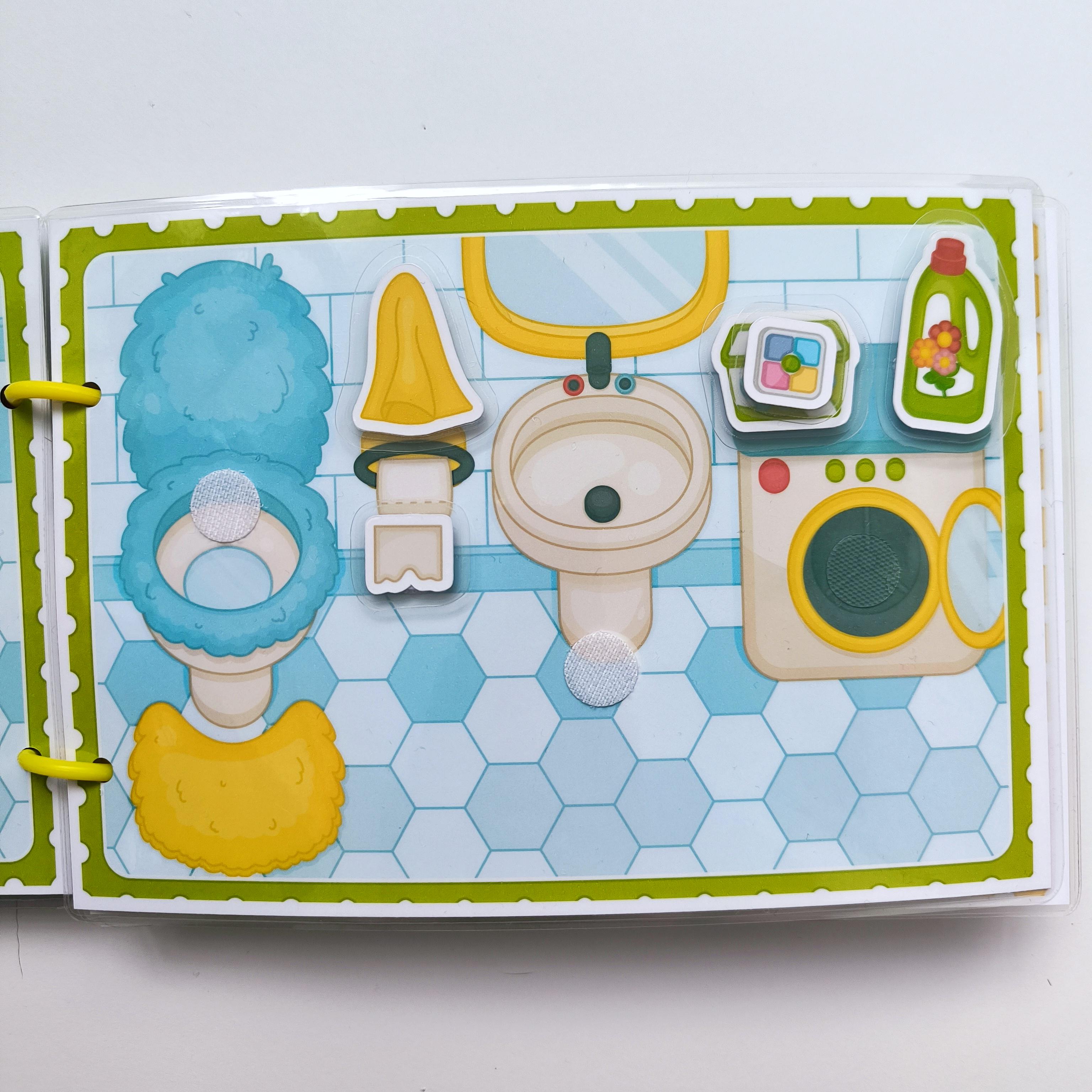 Книга на липучках Лабубу розвивающая (LP-0057) - фото 5 Книга на липучках Лабубу розвивающая (LP-0057) - фото 5