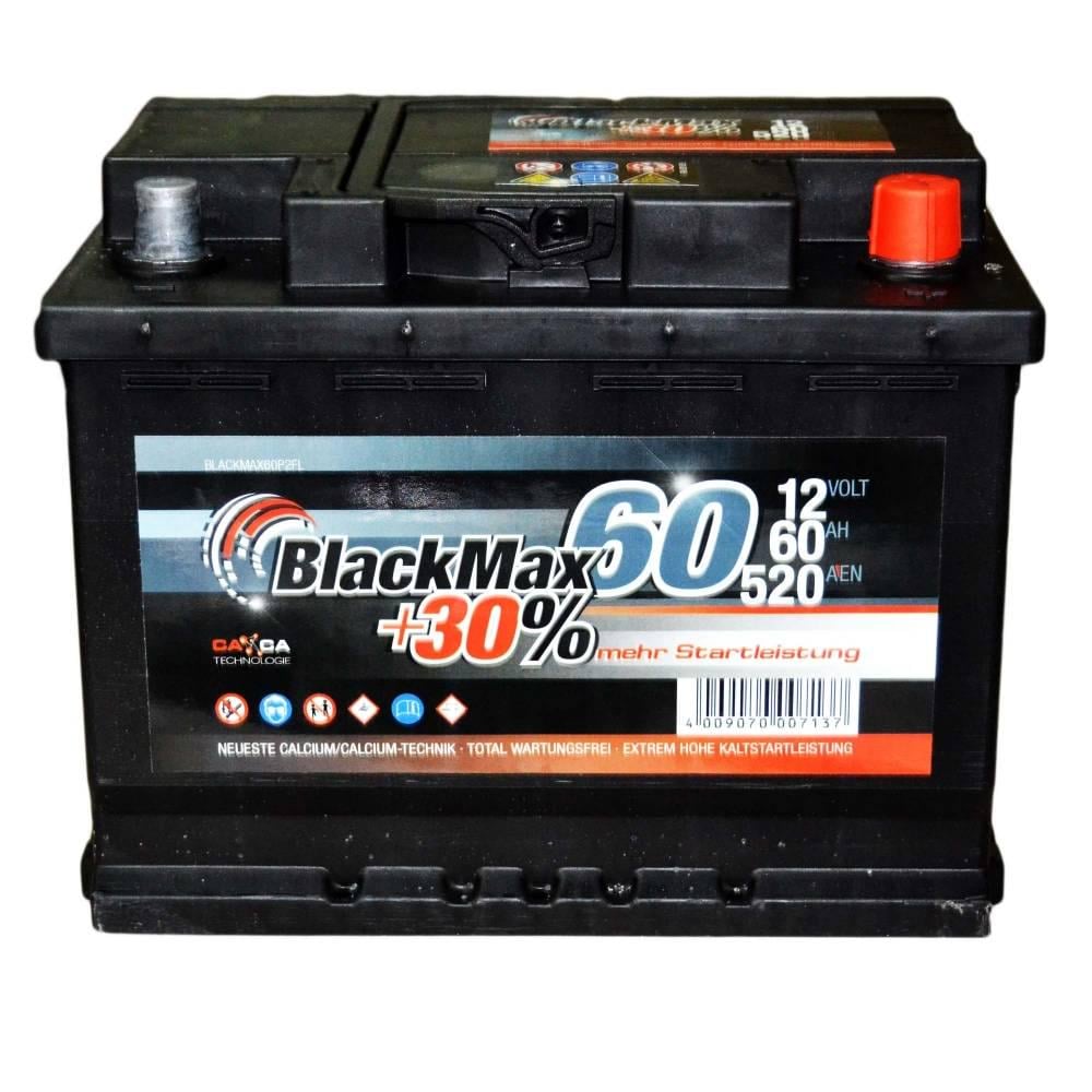 Аккумулятор автомобильный BlackMax 6СТ-60 Ah АзЕ 520A EN B4004 (23053)