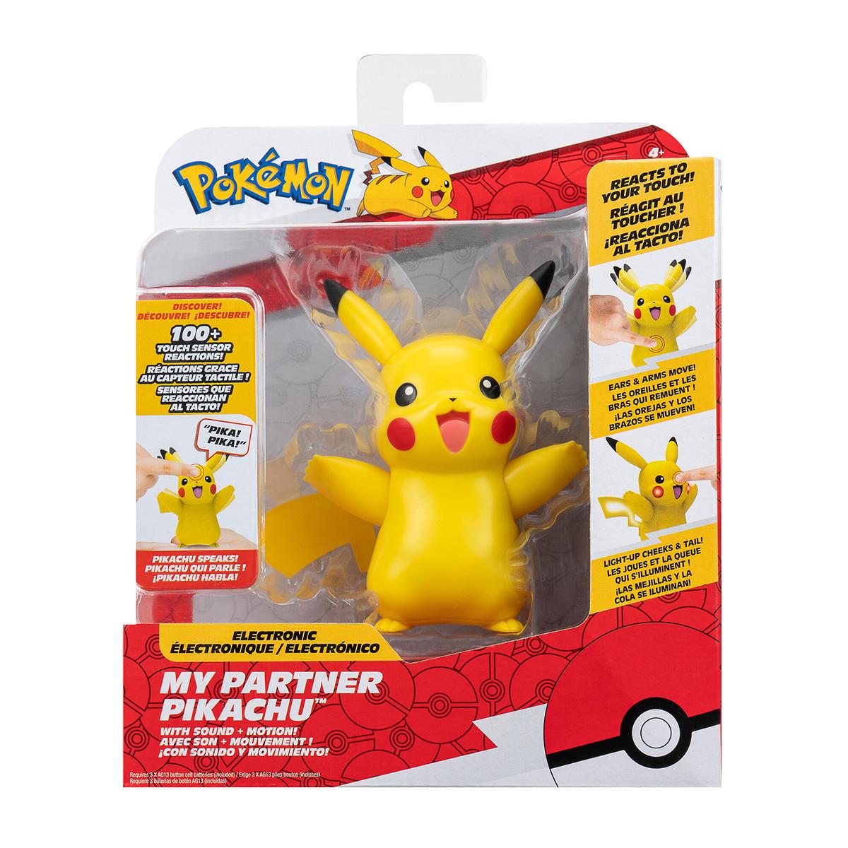Інтерактивна іграшка Pokemon My partner Pikachu 11 см (2772960020)