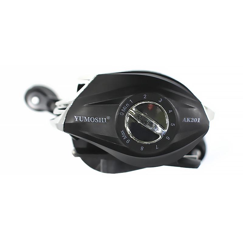 Катушка мультипликаторная Yumoshi AK 200 Black-Silver Right рыболовная - фото 5 Катушка мультипликаторная Yumoshi AK 200 Black-Silver Right рыболовная - фото 5