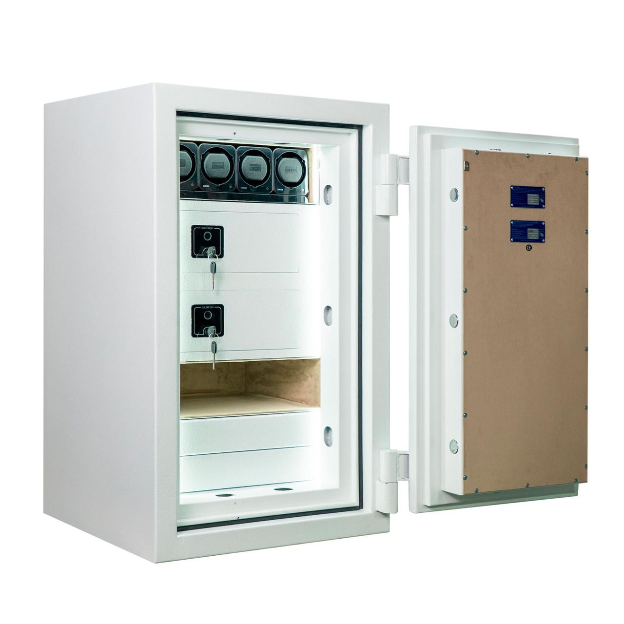 Сейф зламостійкий Griffon CL V.100.K.E FP.AW White - фото 3 Сейф зламостійкий Griffon CL V.100.K.E FP.AW White - фото 3