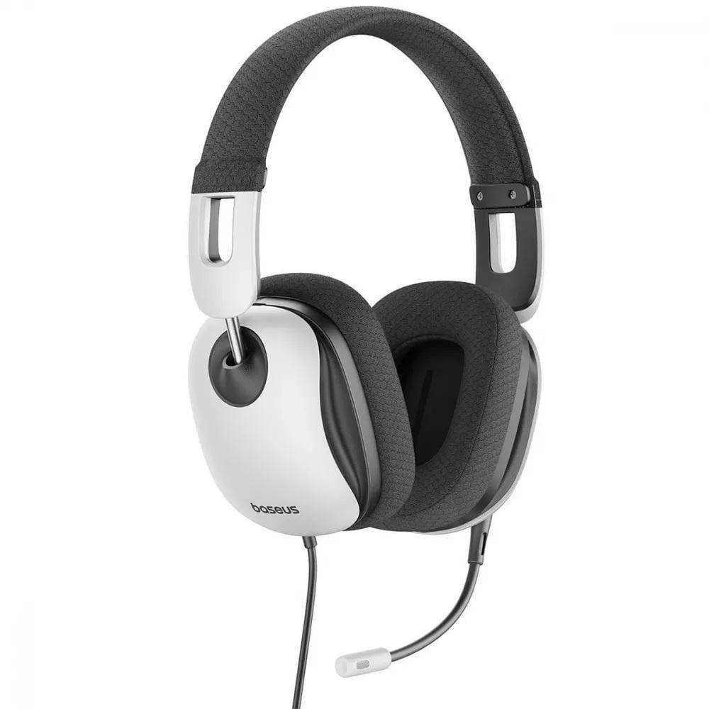 Навушники BASEUS A00181002213-00 з кабелем 2 м White (26448801)