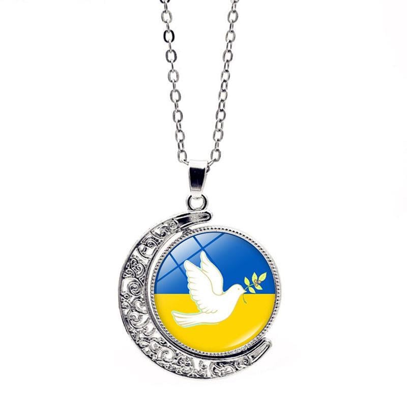 Патиотический кулон-подвеска на шею с голубем (27454279)