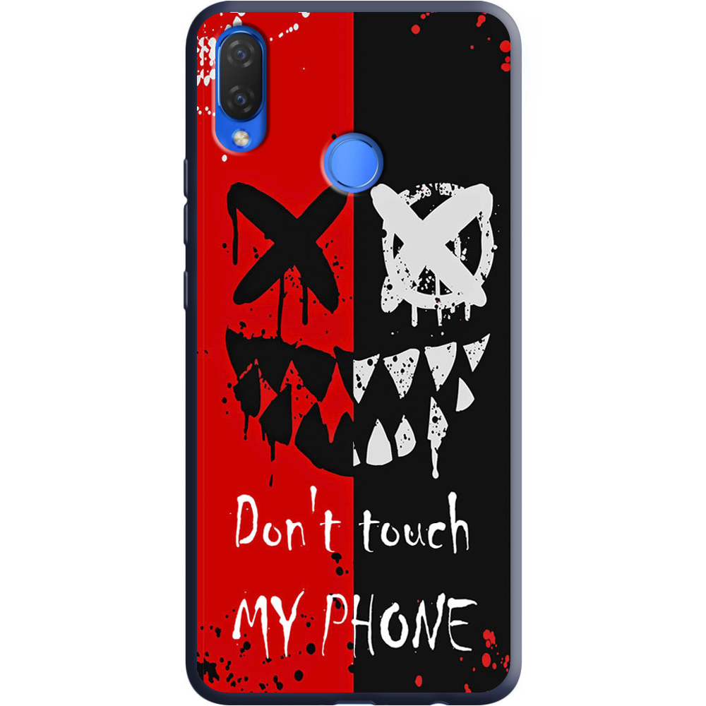 Чехол BoxFace Huawei P Smart Plus Bad Smile Синий силикон (34912-up2468-36131)