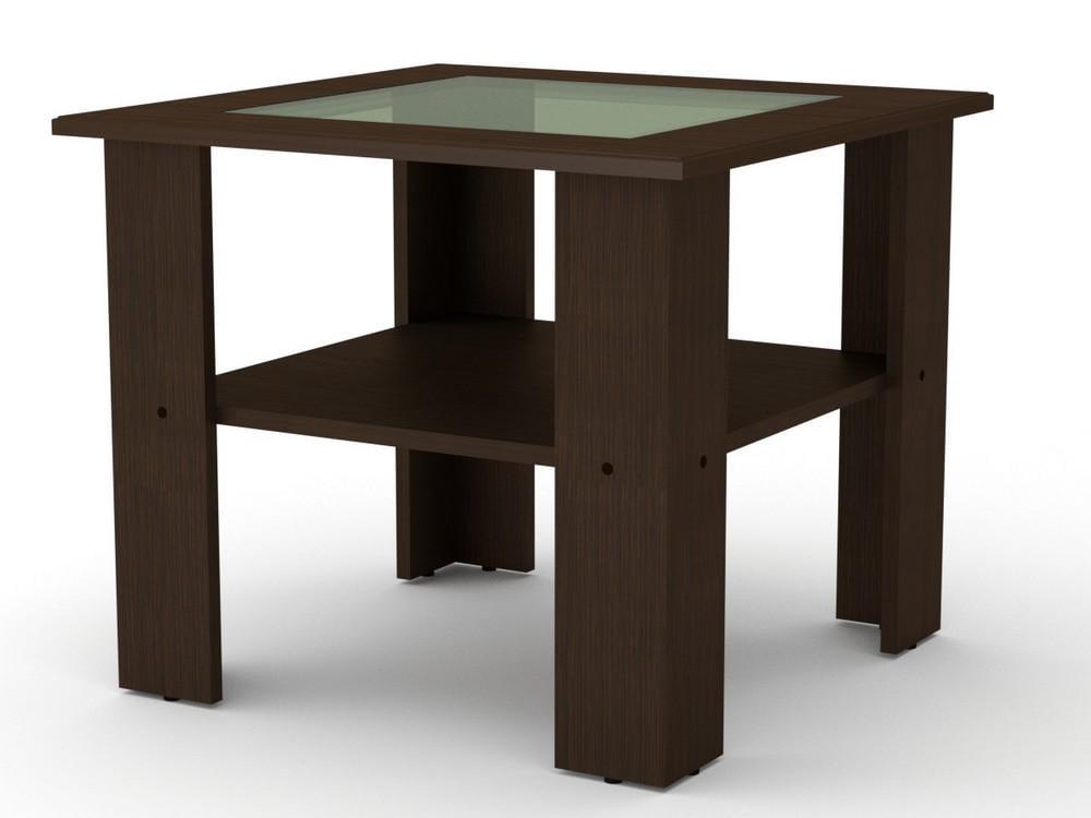 Стіл журнальний Компаніт Мадрід МДФ Венге