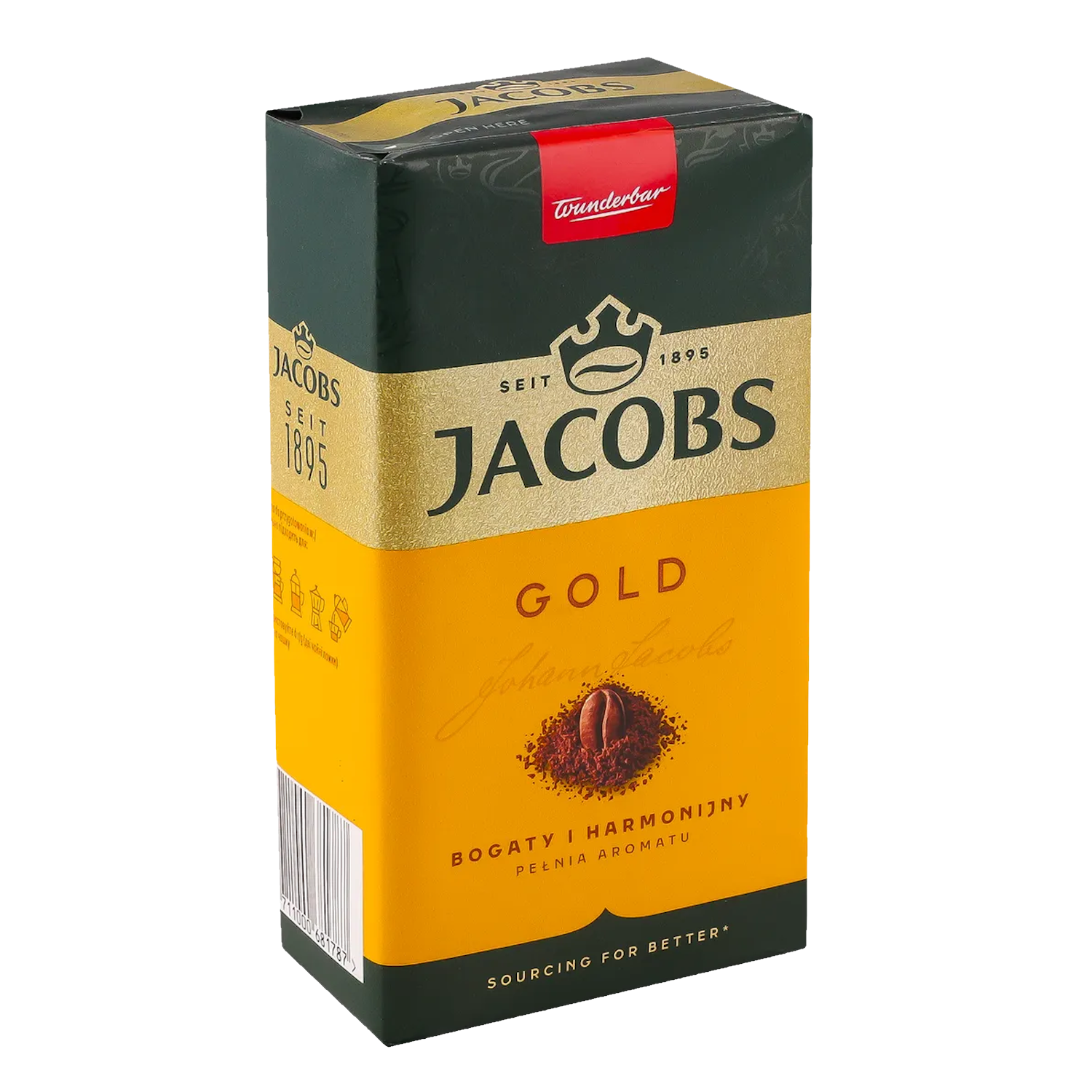 Кава мелена Jacobs Gold пакет 250 г (jac1018)