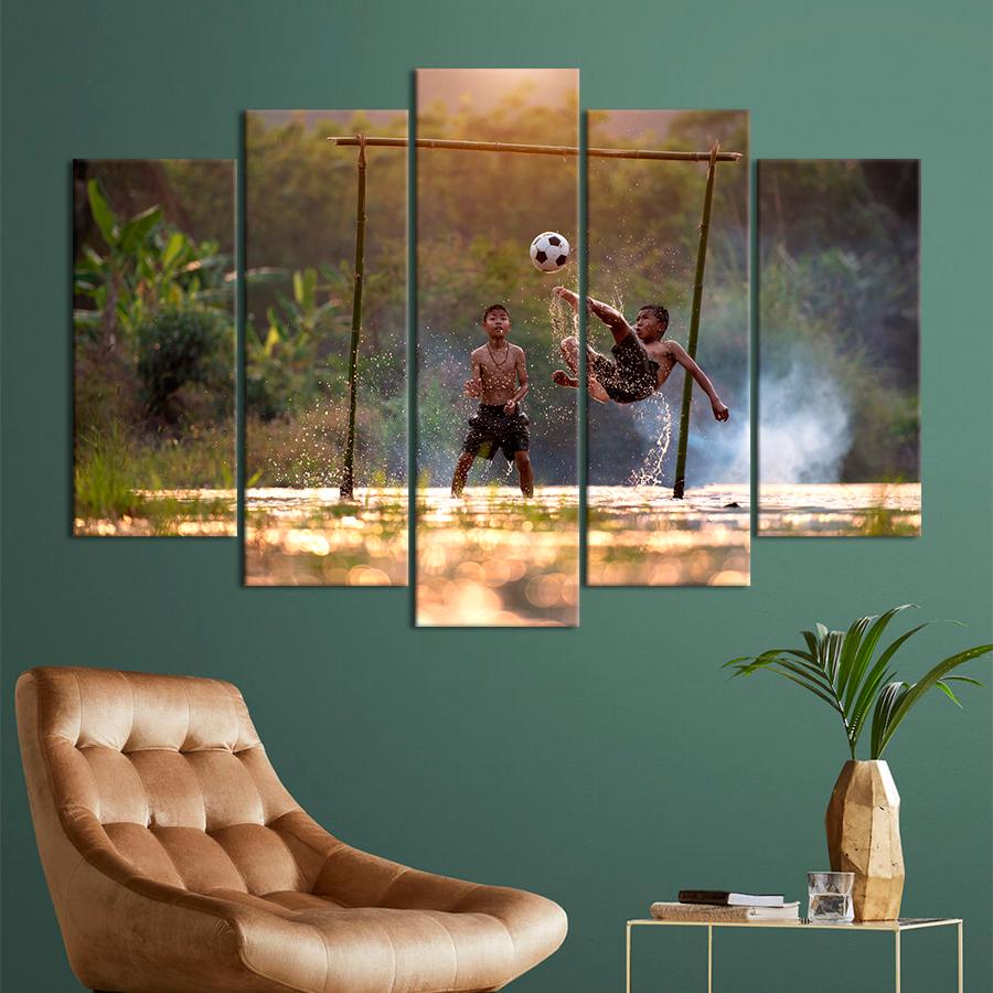 Картина спорт Вуличний футбол 137x85 см (A1267-5)