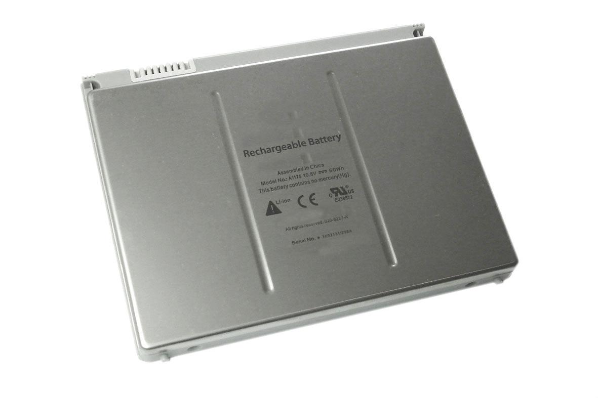 Аккумулятор для ноутбука Apple A1175 10.8V Silver 5400mAh OEM