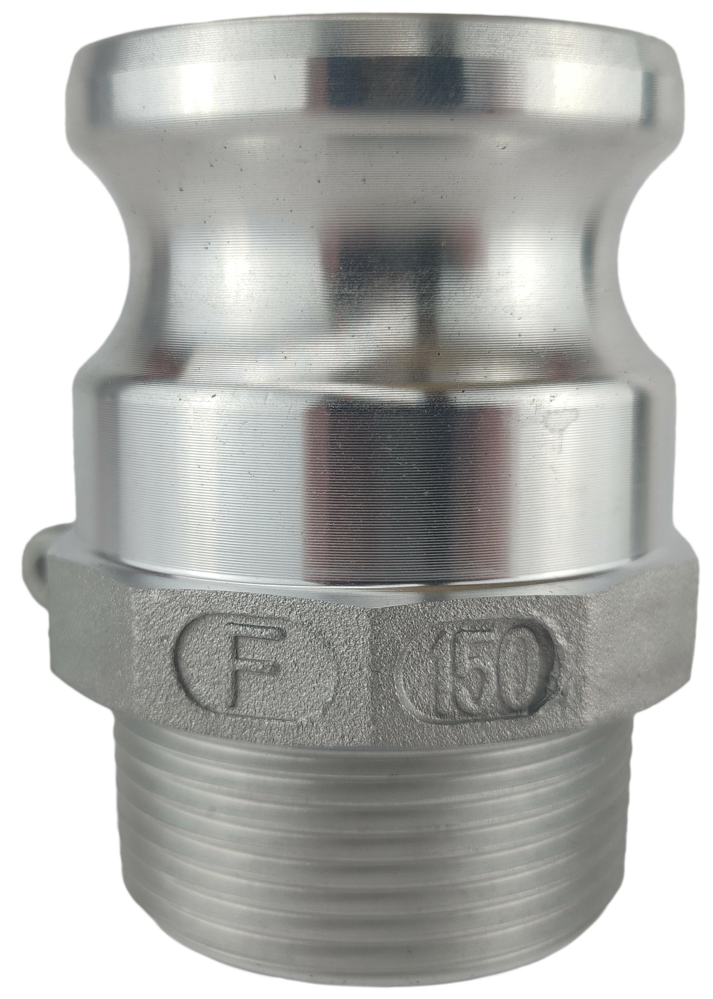 Ниппель camlock тип F с наружной резьбой BSPP ШРЗ алюминий F-150 1 1/2" (50250024)