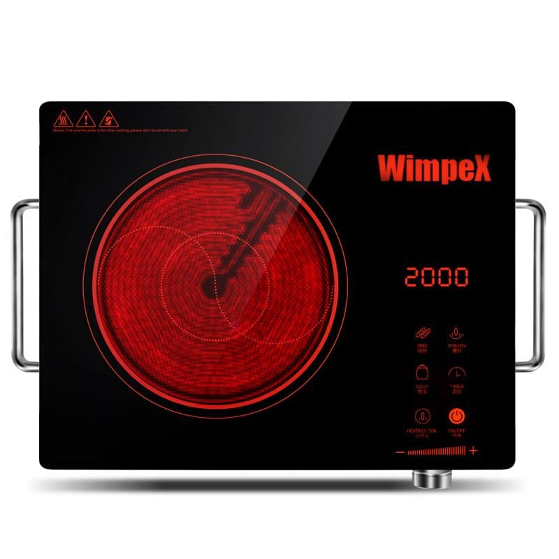 Плита настольная инфракрасная WimpeX Cooking Pro WX 1324 сенсорная 2000 Вт (9806316)