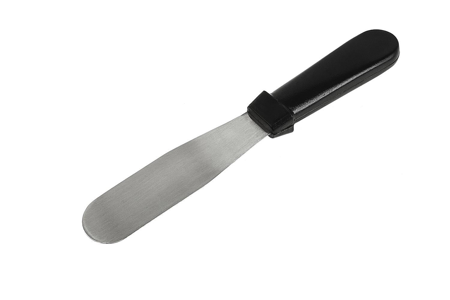 Лопатка One Chef Slinline кондитерская из нержавеющей стали с черной ручкой 23,5 см (52224)