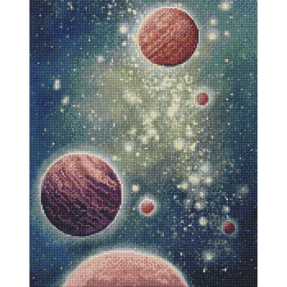 Алмазная мозаика Идейка Движение планет 40x50 см (AMO7640)