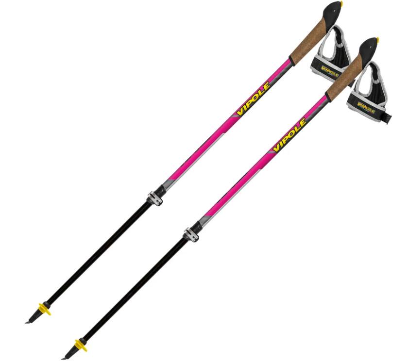 Палки для скандинавской ходьбы Vipole Instructor Vario QL DLX Violet (S20 29)