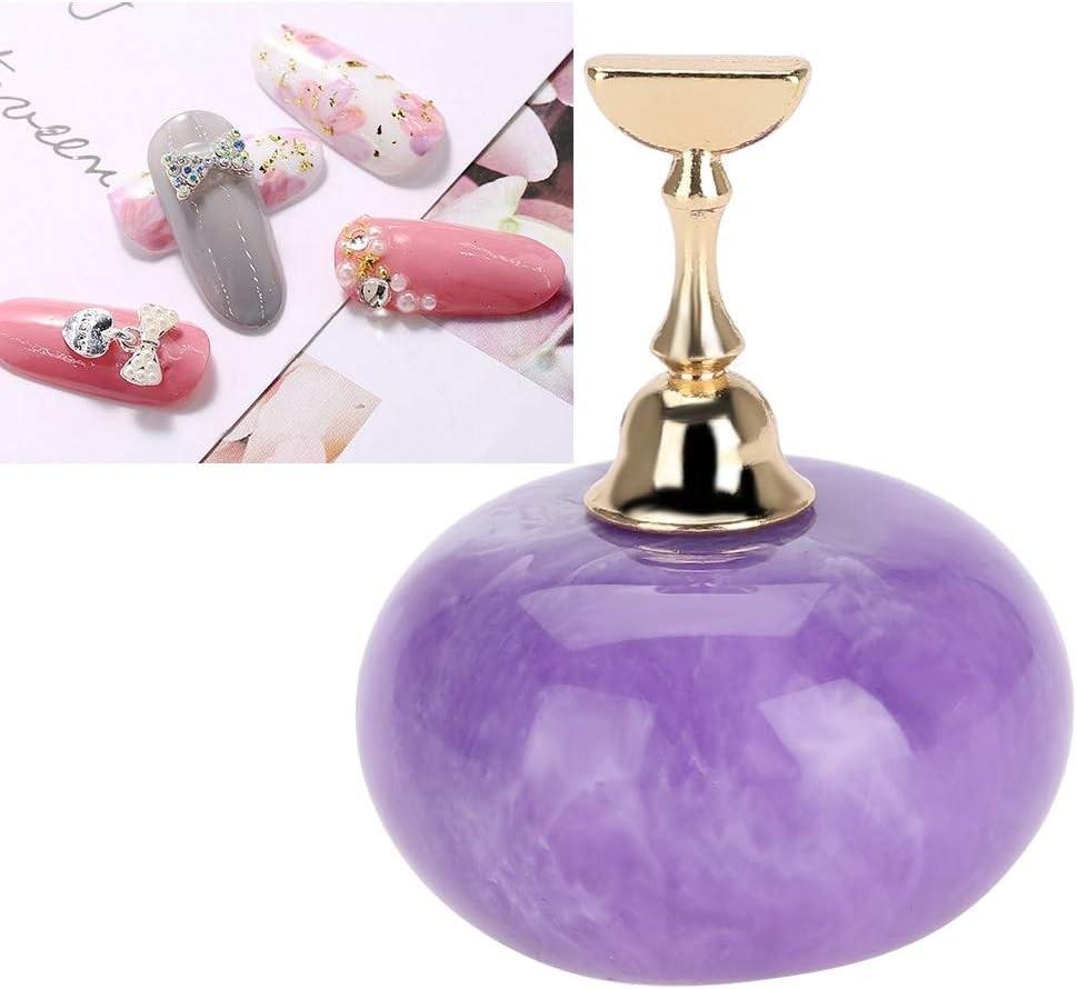 Стенд магнітний OITTO для навчання та демонстрації нейл-арту з 5 насадками Фіолетовий (13709824) - фото 3