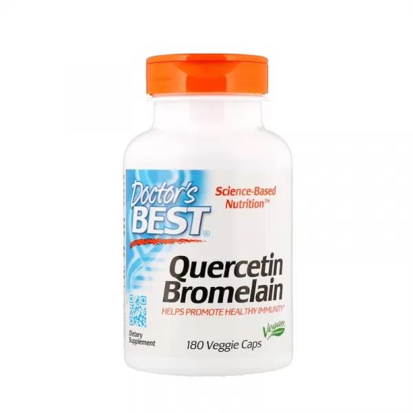 Кверцетін Doctor's Best Quercetin Bromelain 180 Veg Caps