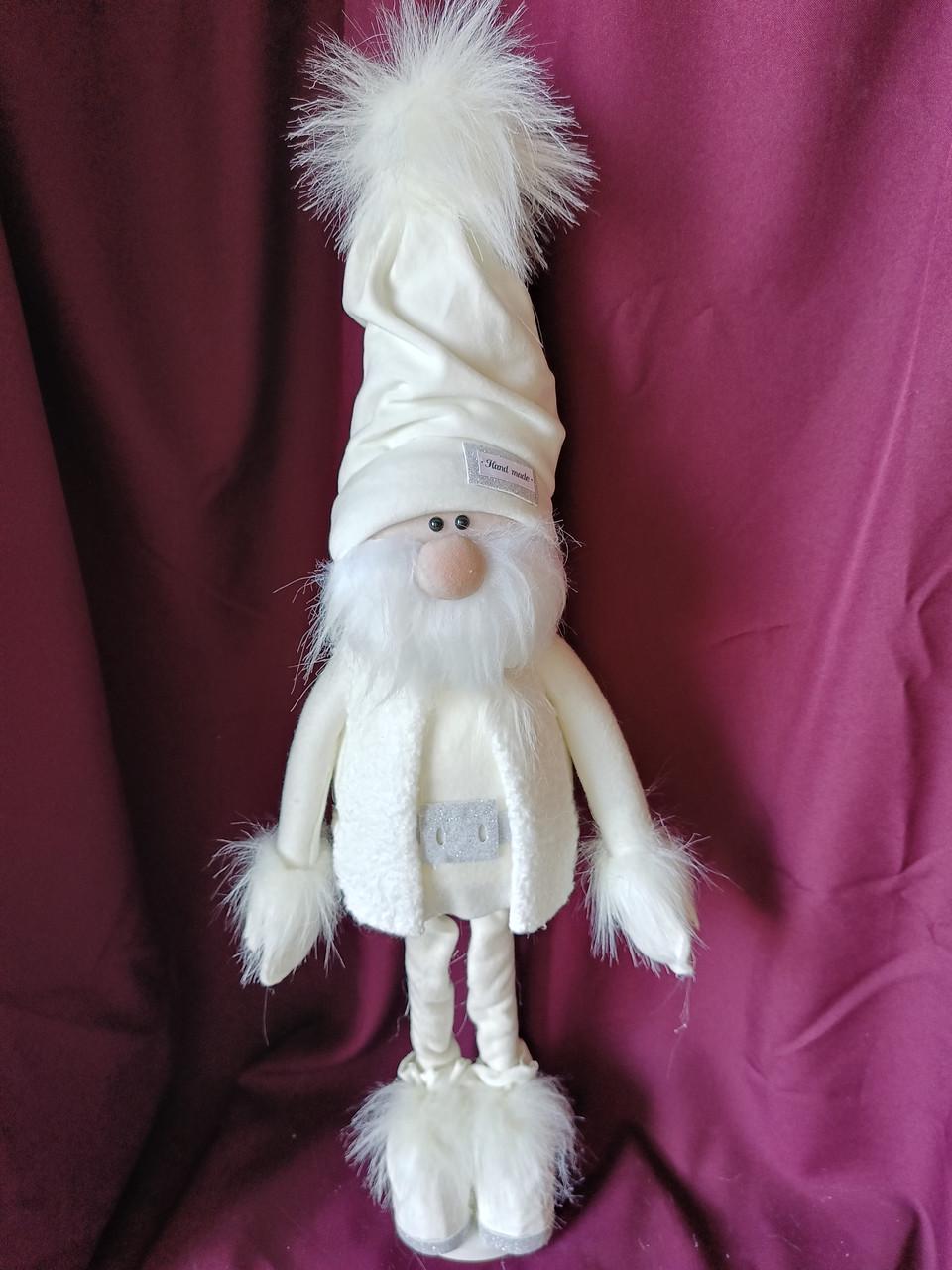 Гном скандинавский Снеговик 85 см Белый (Гном №9) - фото 2 Гном скандинавский Снеговик 85 см Белый (Гном №9) - фото 2