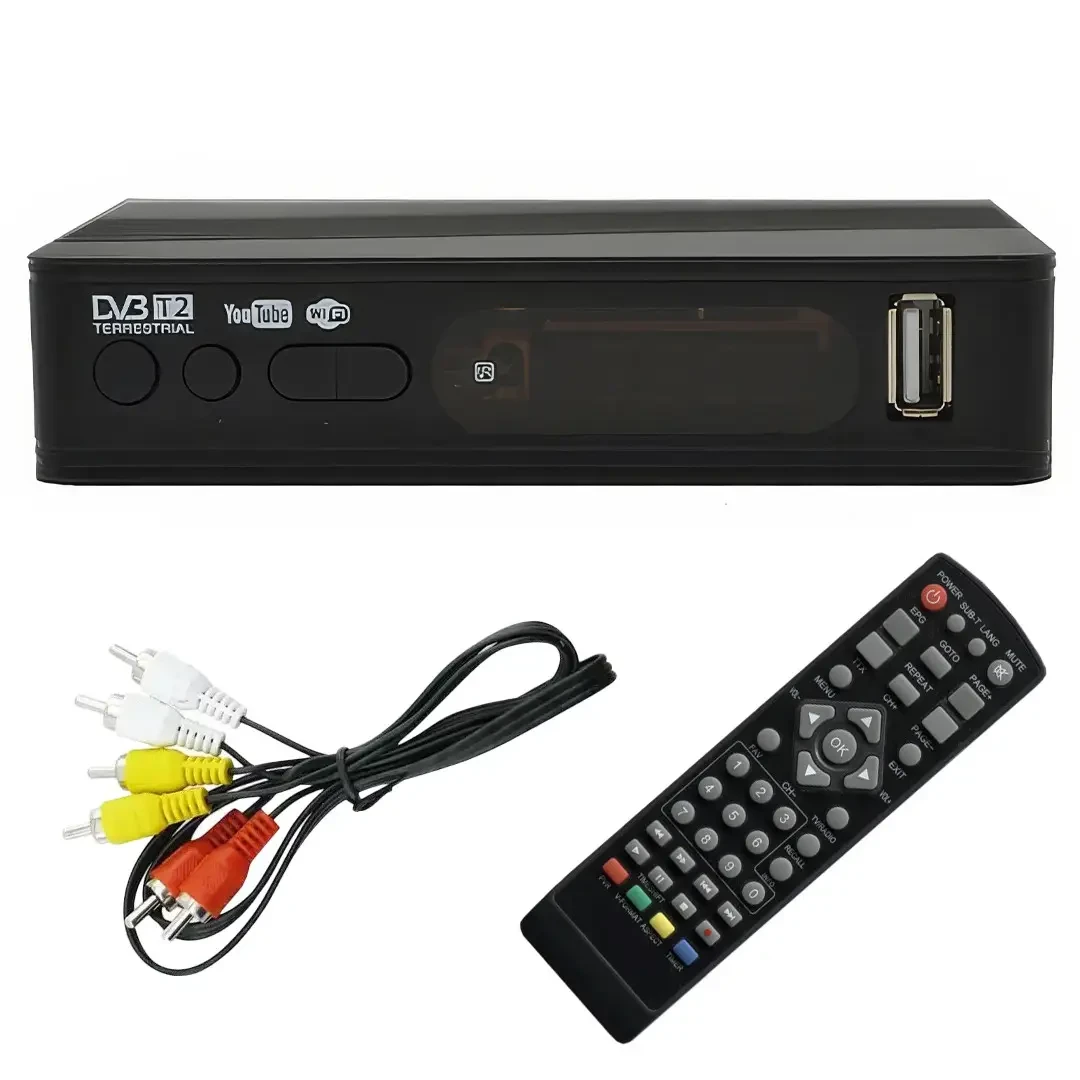 Тюнер цифровой UKC DVB-T2 с поддержкой wi-fi адаптера (4940) Тюнер цифровой UKC DVB-T2 с поддержкой wi-fi адаптера (4940)