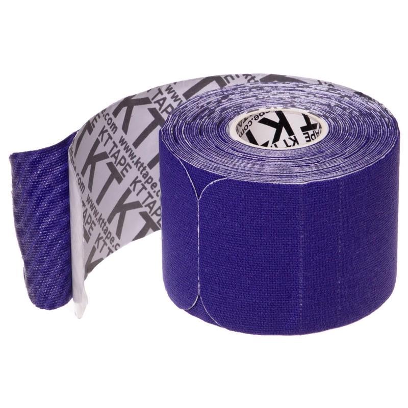 Кінезіо тейп Kinesio tape Zelart KTTP BC-4786 5х500 см Фіолетовий (DR004195)