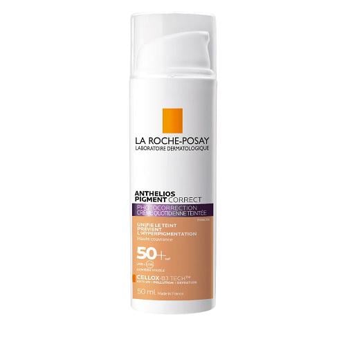 Крем солнцезащитный SPF 50+ La Roche-Posay Anthelios Pigment Correct Creme Quotidienne Teintée