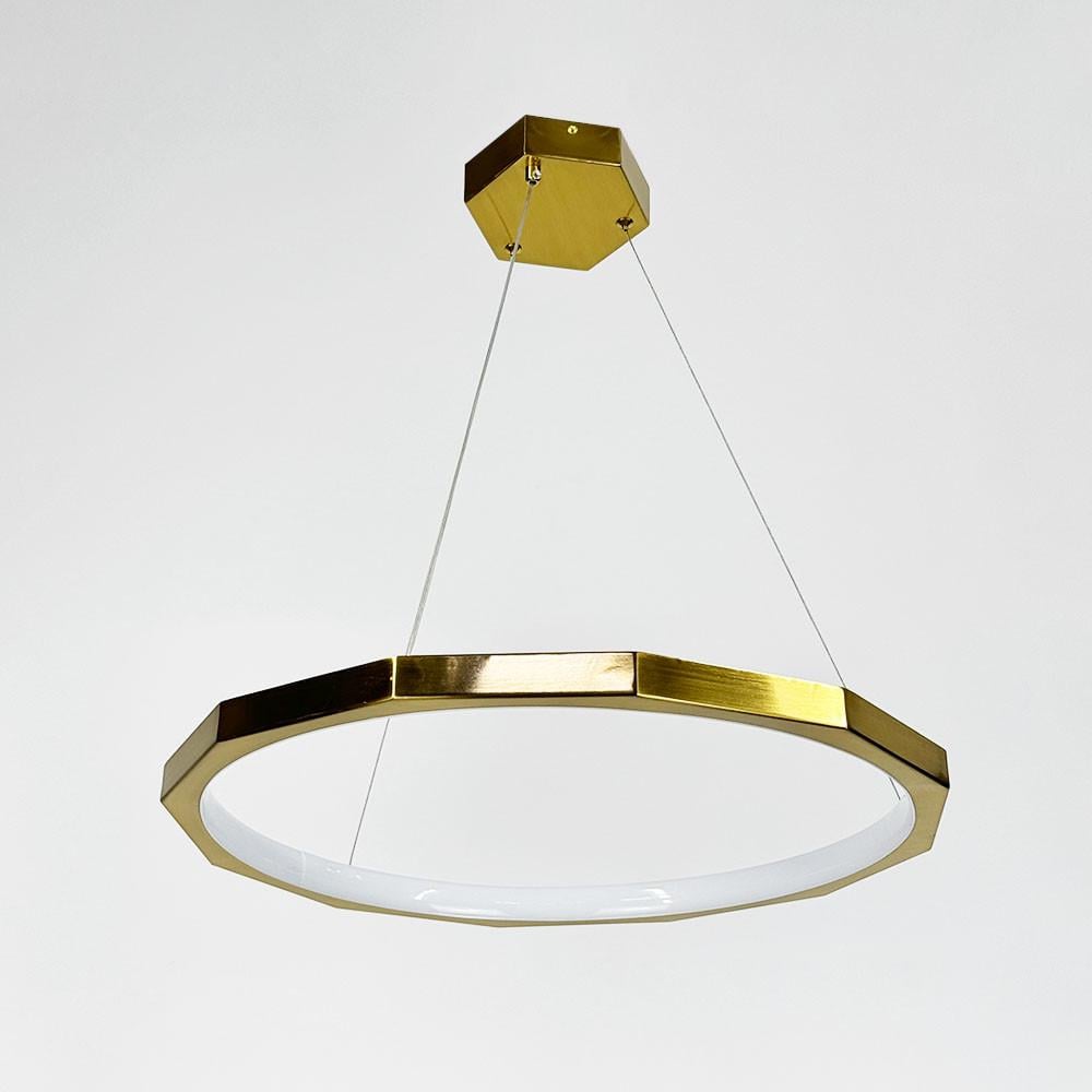 Люстра с подвесным латунным кольцом Ø 50 см (MJ239-500 AB)