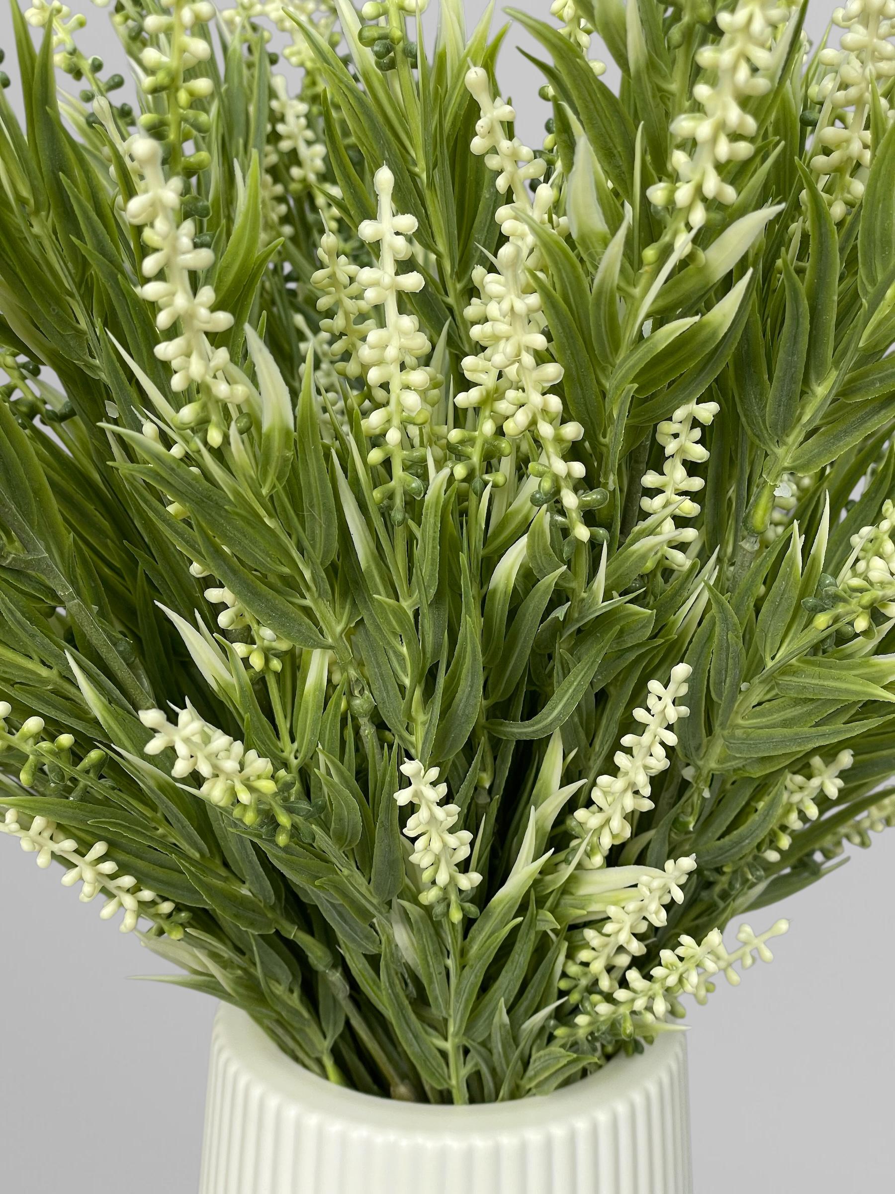 Искусственная лаванда в букете 58 см Белый (К13185) - фото 8