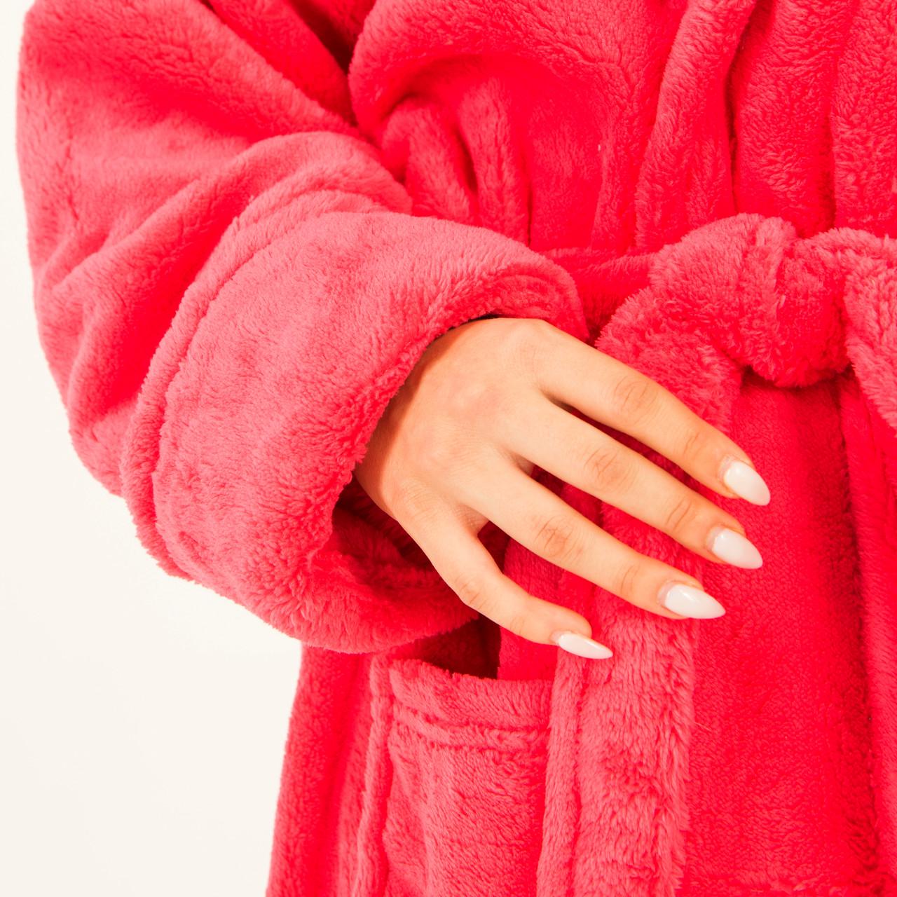 Халат женский на запах с капюшоном махровый 2 кармана M Манго (48) - фото 8 Халат женский на запах с капюшоном махровый 2 кармана M Манго (48) - фото 8