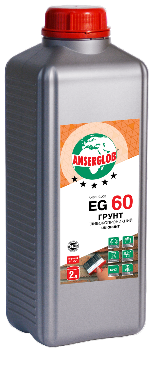 Ґрунт глибокопроникаючий ANSERGLOB EG 60 UNIGRUNT 2 л (15626)