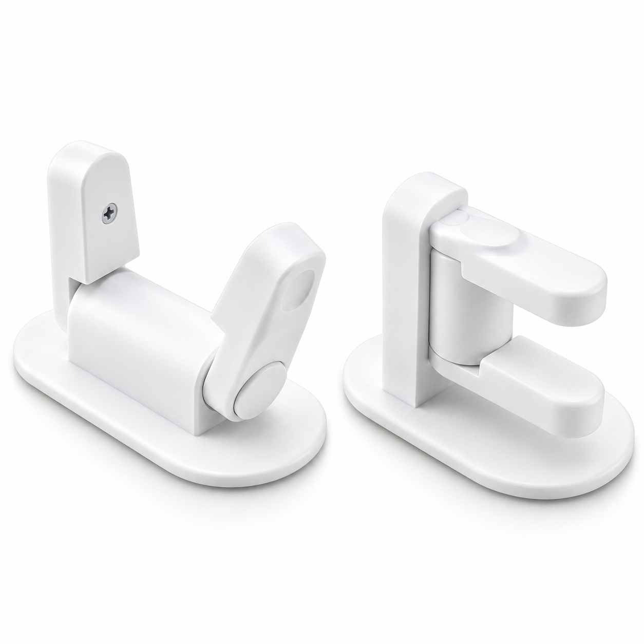 Замок для защиты детей Door Lever Lock 2шт. для дверных и оконных ручек Белый (63861)