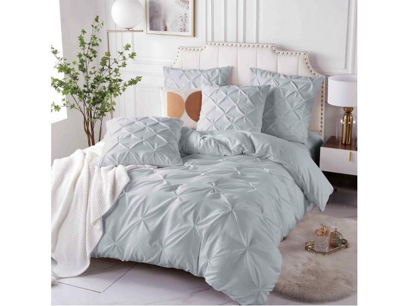 Комплект постельного белья Koloco Однотонный стёганый Сатин люкс 8064 Евро Лавандовый (DR009314) Комплект постельного белья Koloco Однотонный стёганый Сатин люкс 8064 Евро Лавандовый (DR009314)