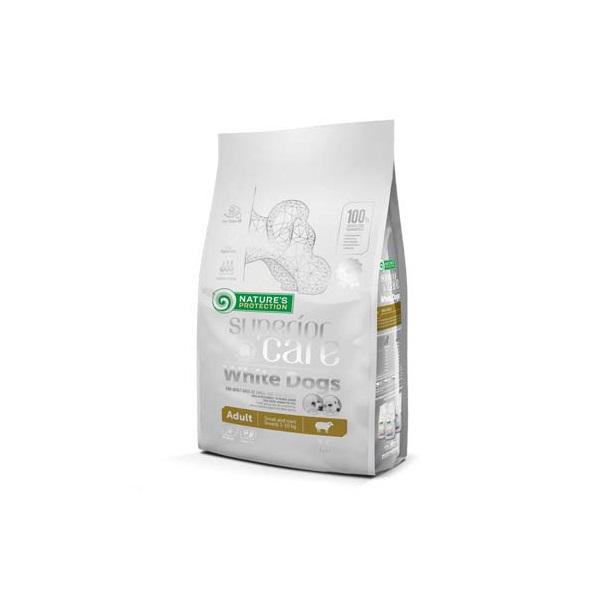 Корм для собак мелкиx пород с белой шерстью Nature's Protection Superior Care White Dog Small And Mini Breeds Lamb 400 г (НП456625)