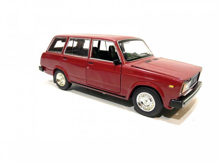 Машина Автопром 1:24 ВАЗ 2104 металл звук свет Бордовый (44151203)