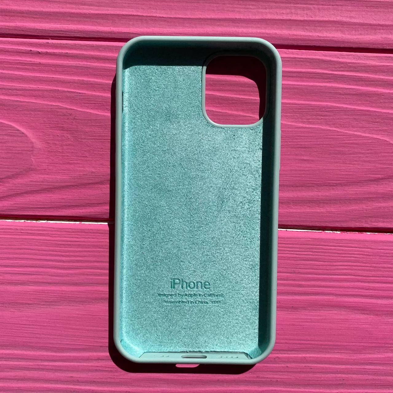 Чехол Silicone Case для Apple iPhone 12 Mini Mist Blue - фото 3