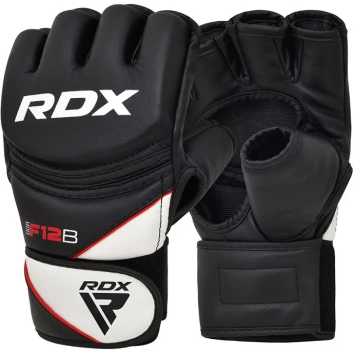 Рукавички для ММА RDX F12 MMA Grappling Gloves L Чорний (2977526253)