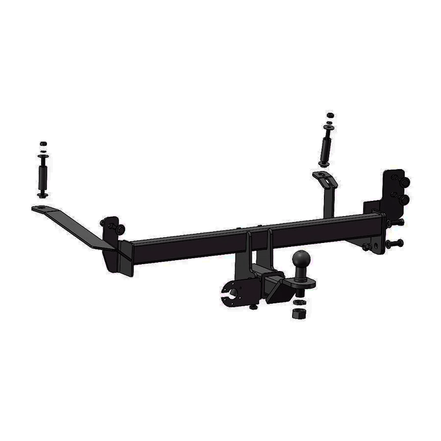 Фаркоп знімний під американський квадрат для Chevrolet Aveo T255 хетчбек (2028-05-02)